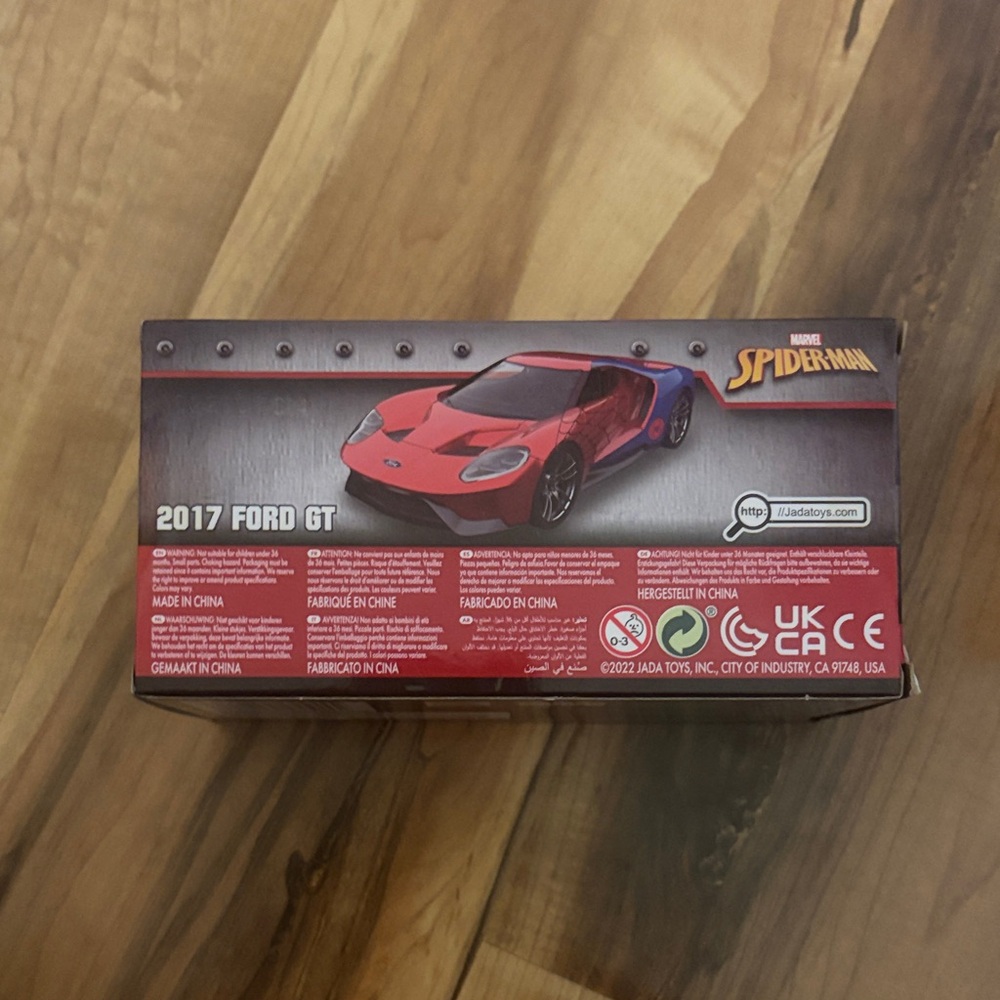 Spider-Man 2017 Ford GT Die-Cast Car - Red - Picture 3 of 4